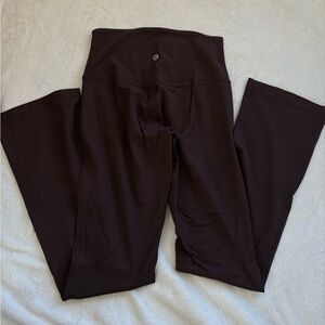 lululemon Align High-Rise Ribbed Mini-Flare Pant *Extra Short, Espresso, Size 4
